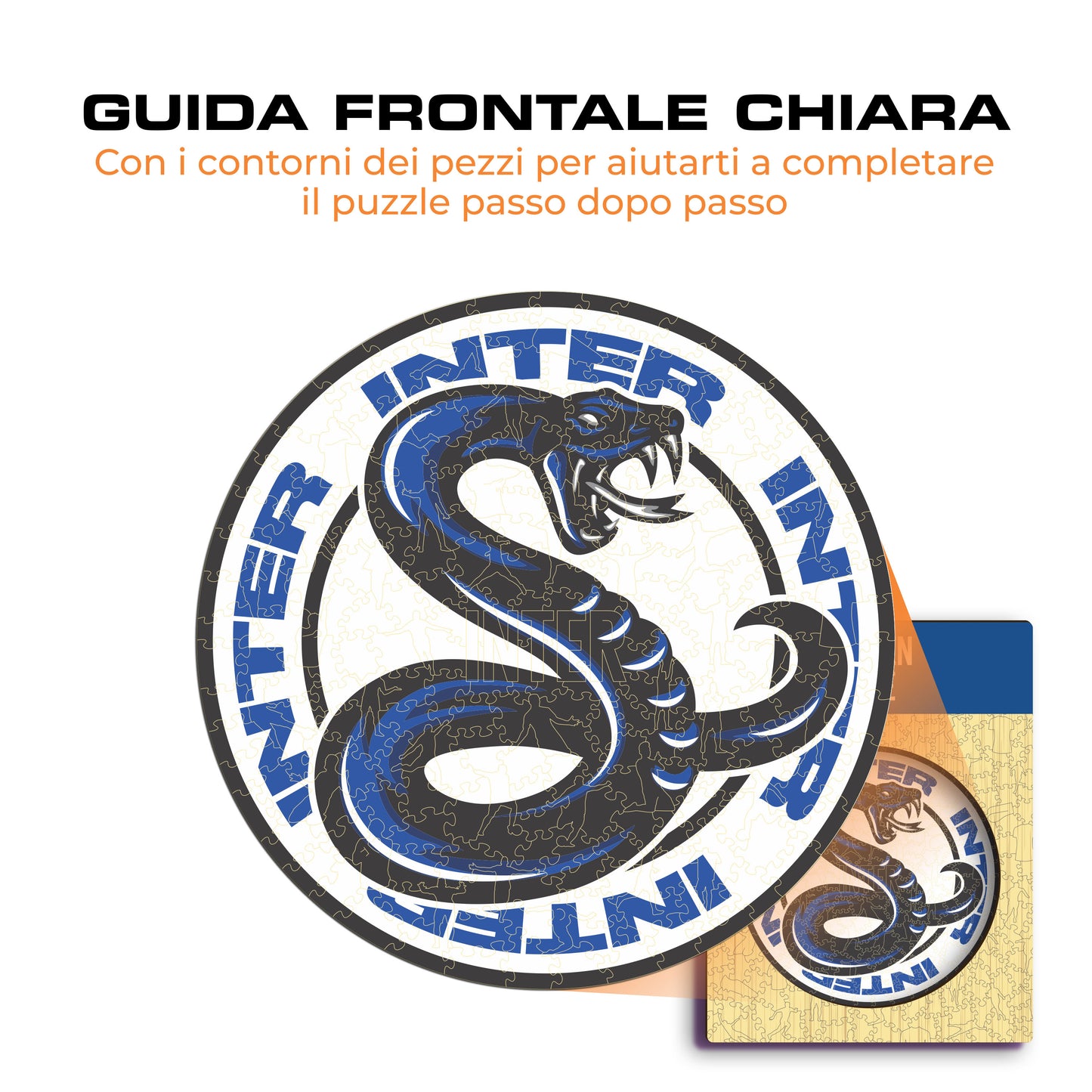Biscione Inter® - Puzzle di Legno
