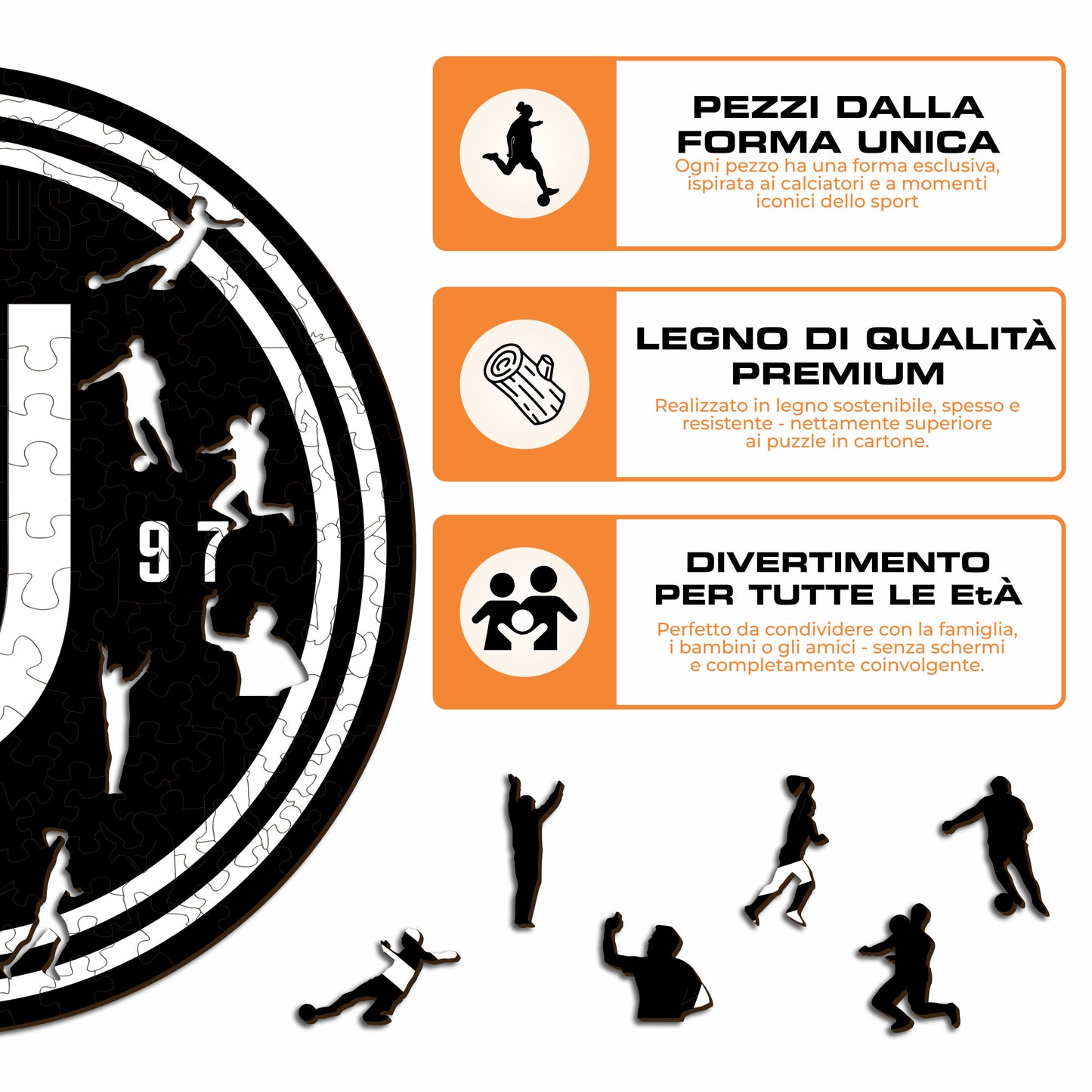 Juventus® - Puzzle di Legno