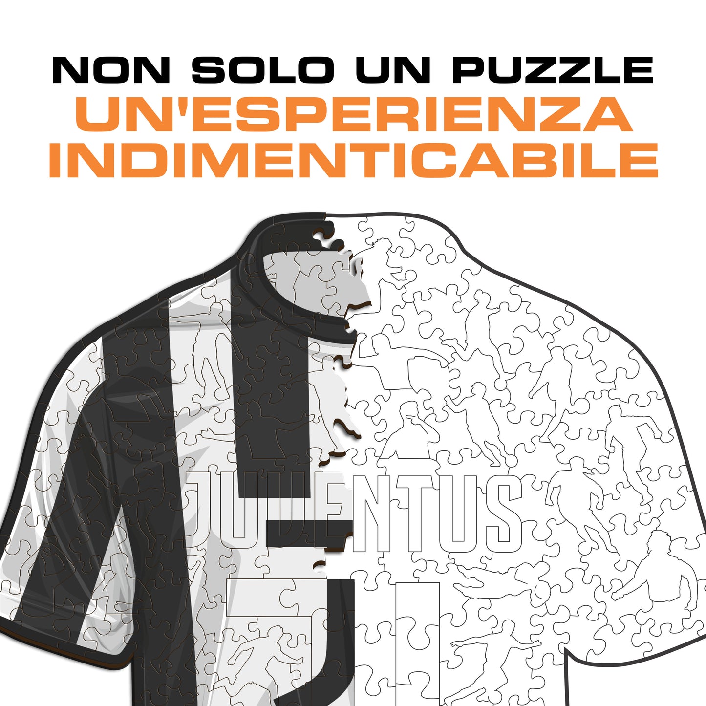 Maglia Juventus® - Puzzle di Legno