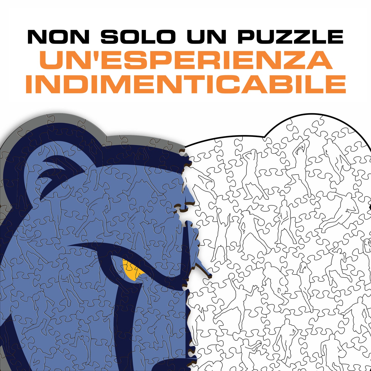 Memphis Grizzlies™ Logo - Puzzle di Legno