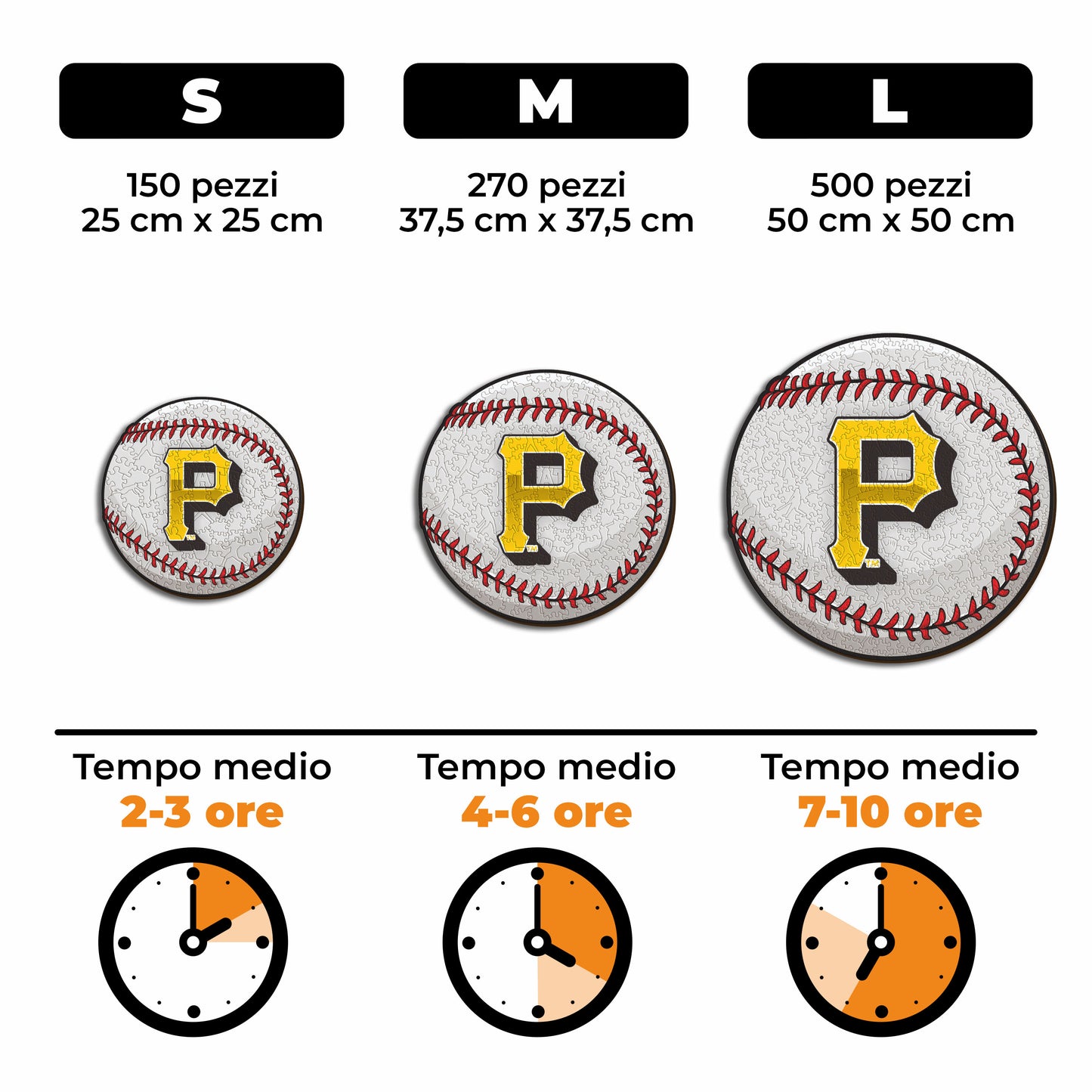 Pittsburgh Pirates™ Palla - Puzzle di Legno