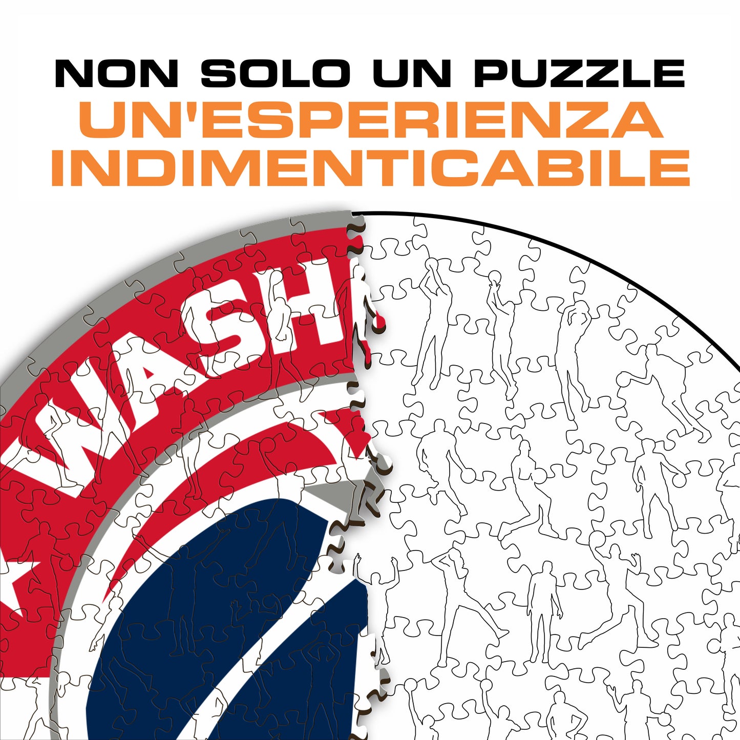 Washington Wizards™ Logo - Puzzle di Legno