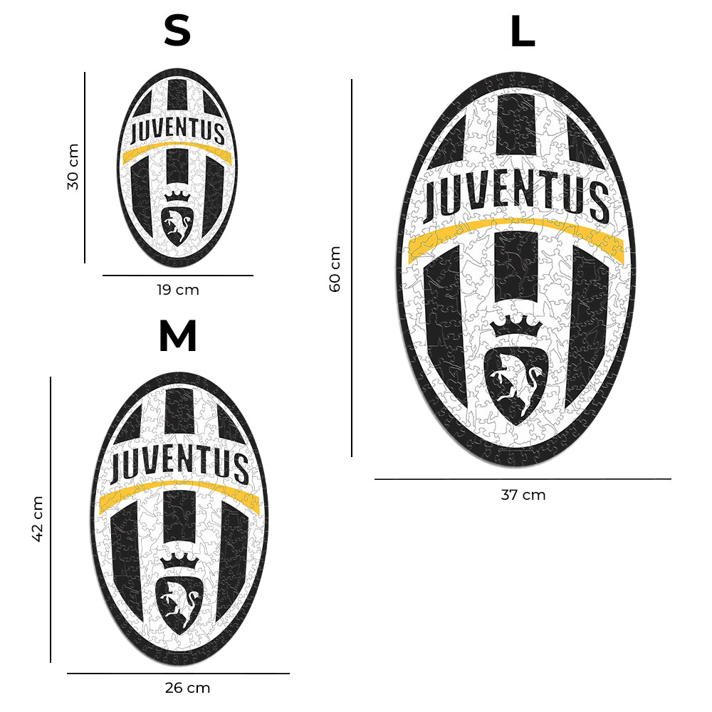 Retro Logo Juventus® - Puzzle di Legno