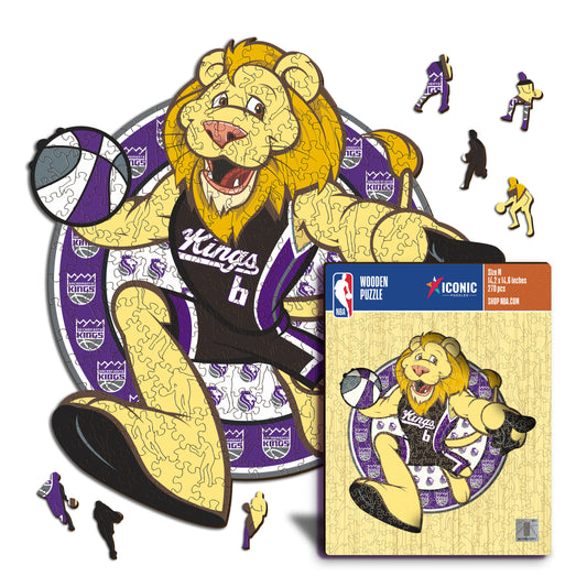 Sacramento Kings™ Mascotte - Puzzle di Legno