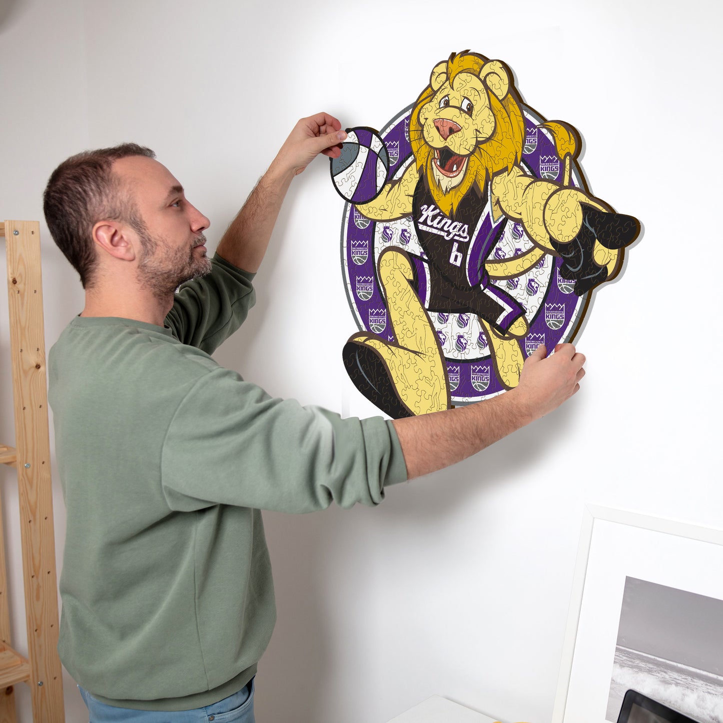 Sacramento Kings™ Mascotte - Puzzle di Legno