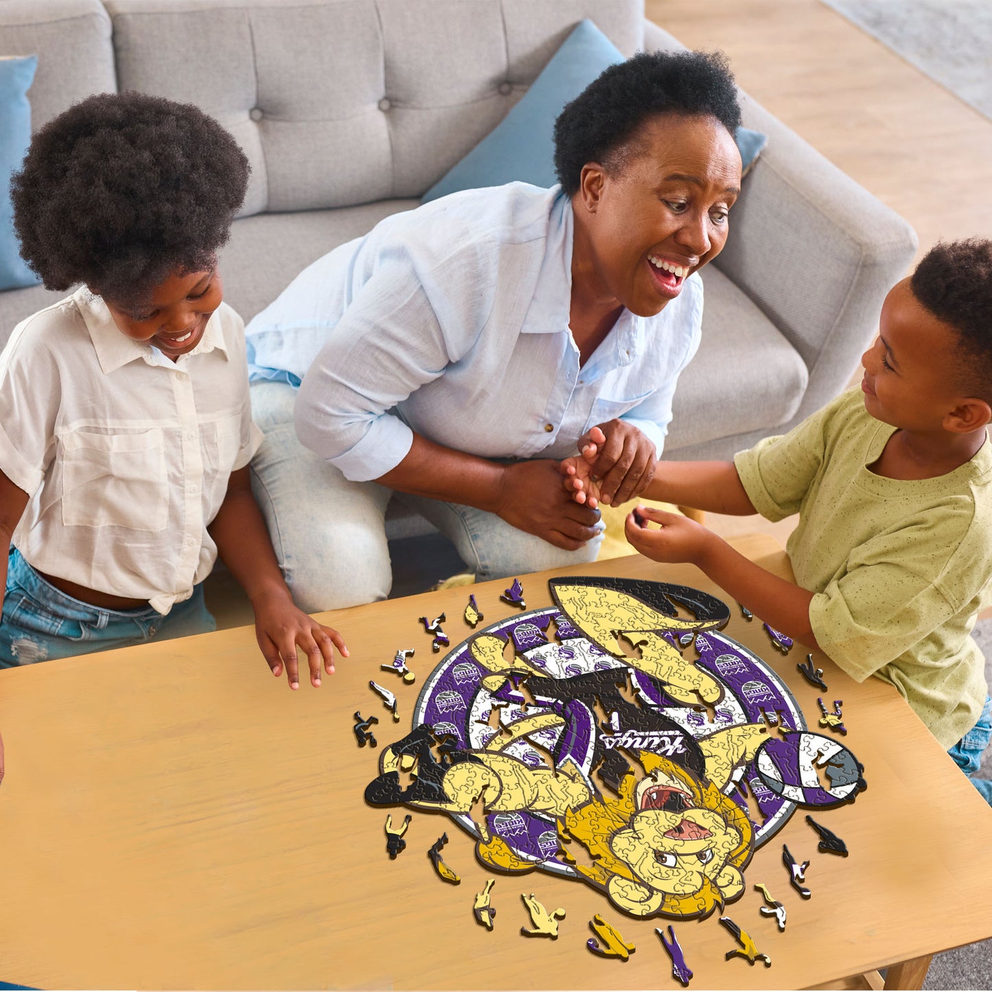 Sacramento Kings™ Mascotte - Puzzle di Legno