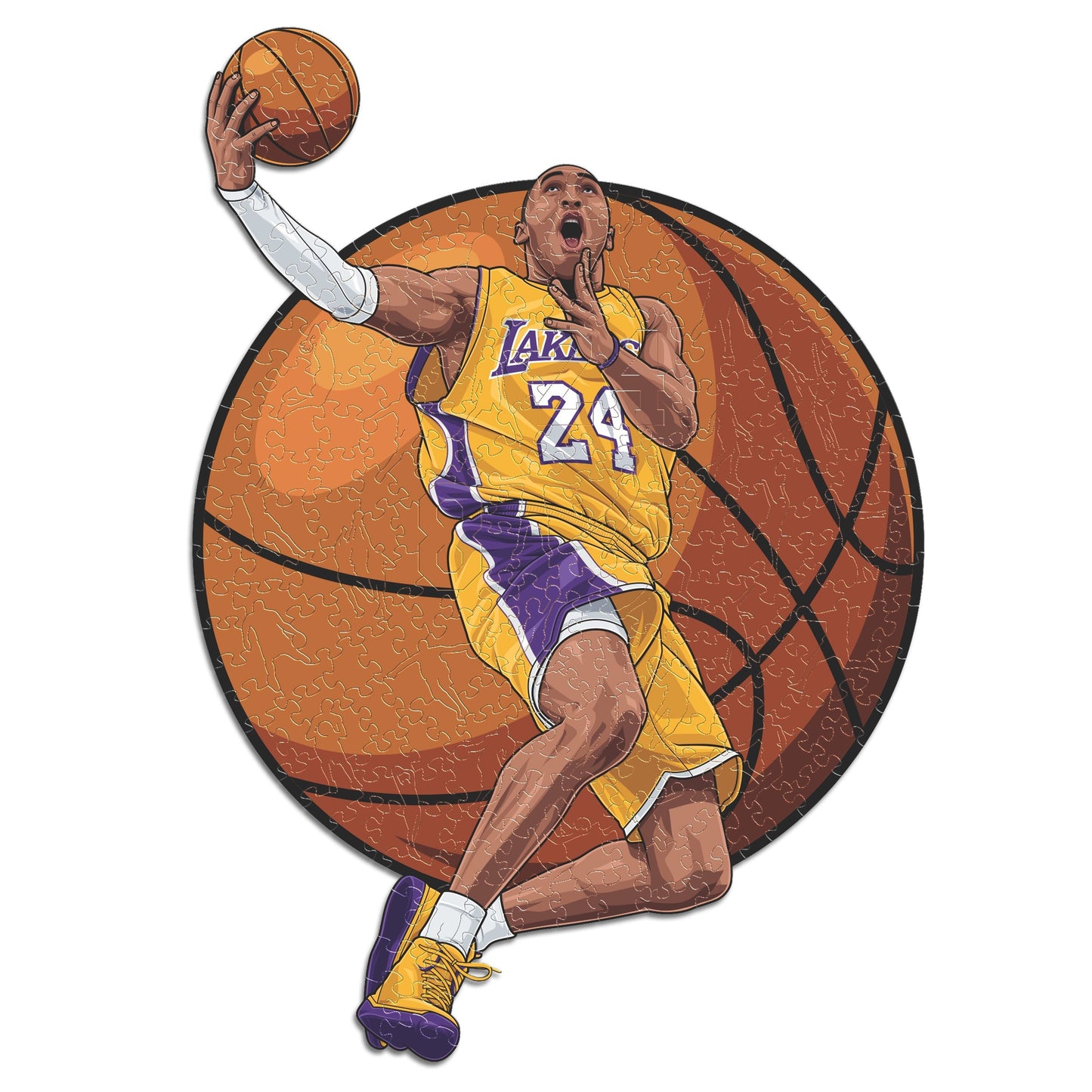 Kobe Bryant - Puzzle di Legno