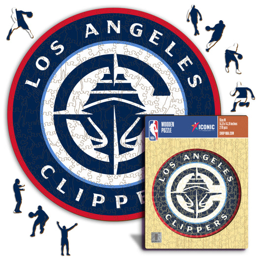 Los Angeles Clippers™ Logo - Puzzle di Legno