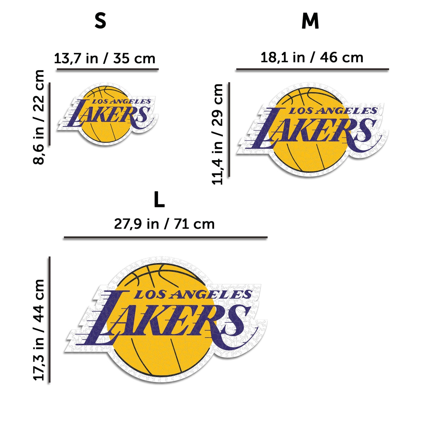 Los Angeles Lakers™ - Puzzle di Legno