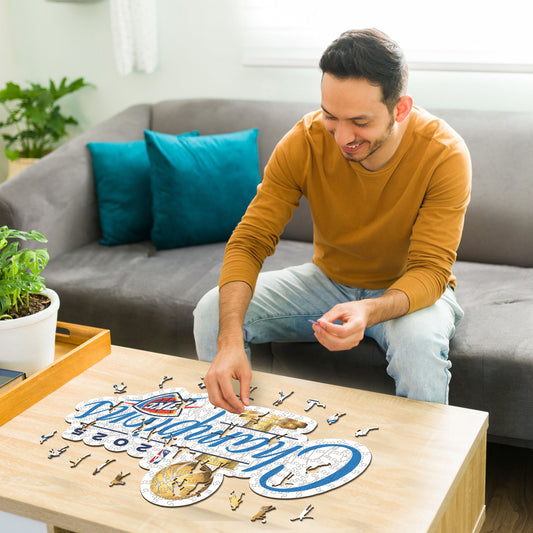 Oklahoma City Thunder™ 2025 NBA Champions - Puzzle di Legno