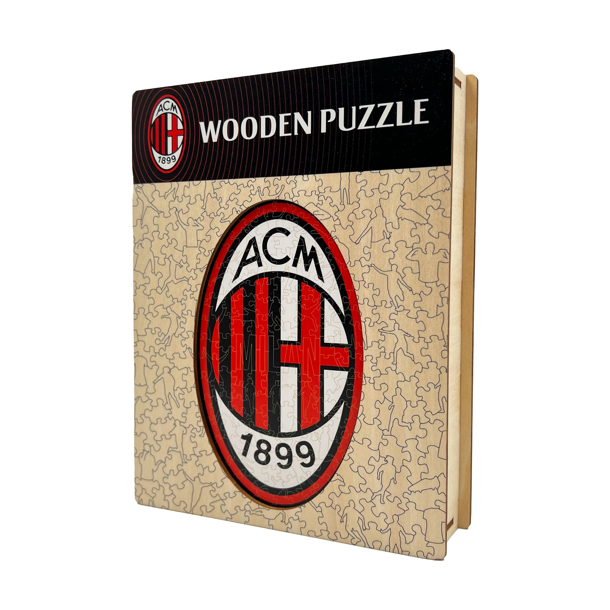 Logo Milan® Puzzle di Legno Ufficiale Iconic Puzzles IT