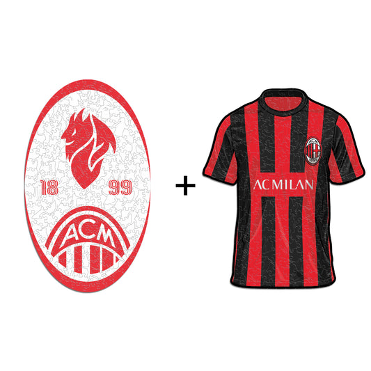 2 PACK Milan® Retro Logo + Maglia