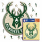 Milwaukee Bucks™ Logo - Puzzle di Legno