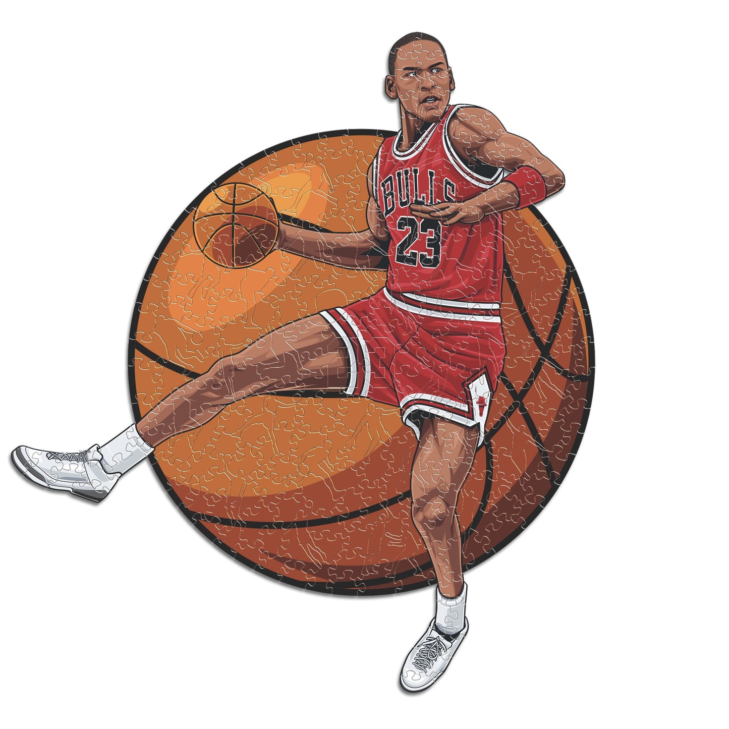 Michael Jordan - Puzzle di Legno