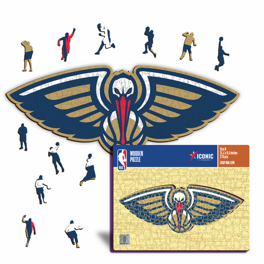 New Orleans Pelicans™ Logo - Puzzle di Legno