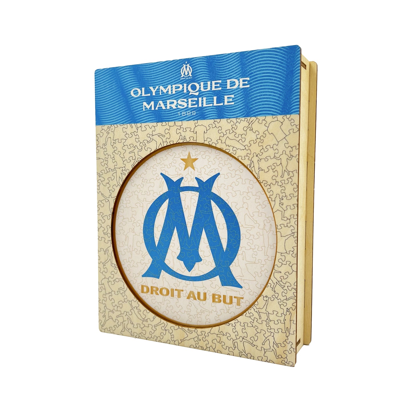 Logo Olympique de Marseille® - Puzzle di Legno Ufficiale