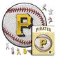 Pittsburgh Pirates™ Palla - Puzzle di Legno