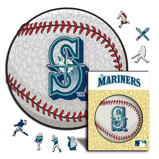 Seattle Mariners™ Palla - Puzzle di Legno