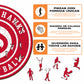 Atlanta Hawks™ Logo - Puzzle di Legno