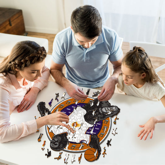 Phoenix Suns™ Mascotte - Puzzle di Legno