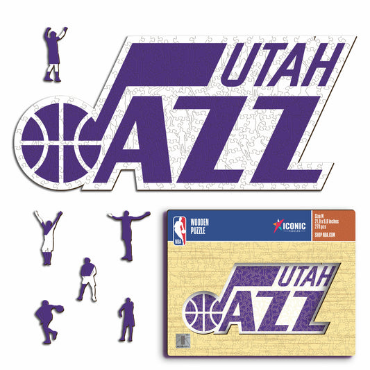 Utah Jazz™ Logo - Puzzle di Legno