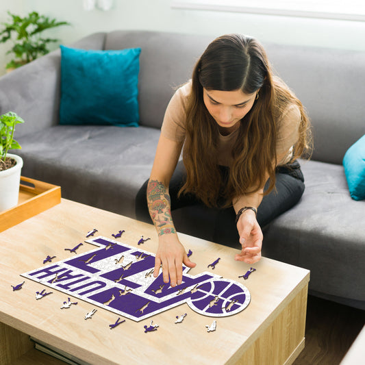 Utah Jazz™ Logo - Puzzle di Legno
