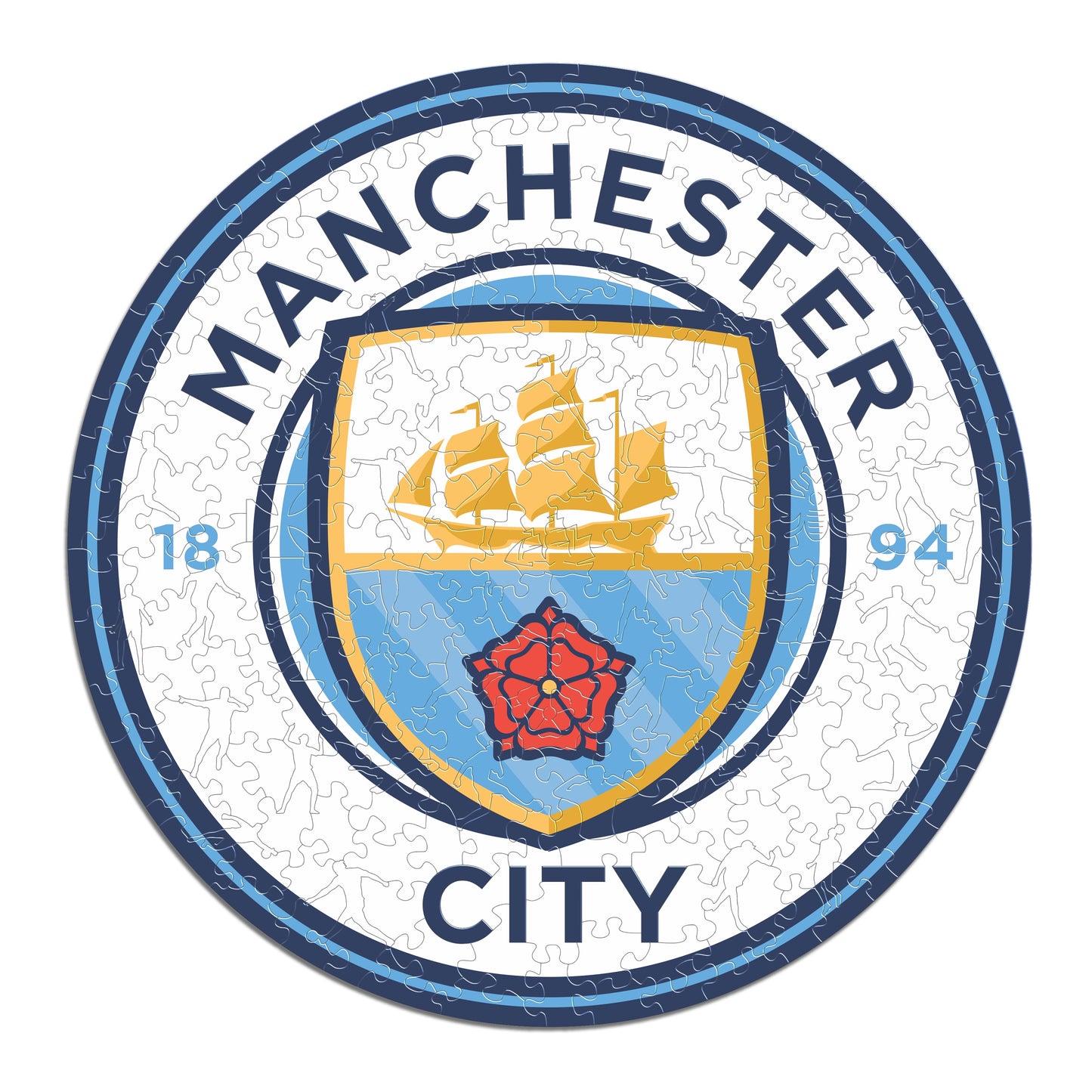 Logo Manchester City® - Puzzle di Legno Ufficiale
