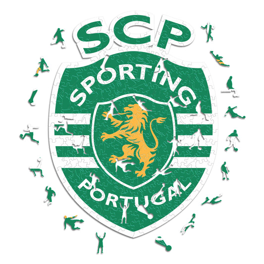 Logo Sporting CP® - Puzzle di Legno Ufficiale