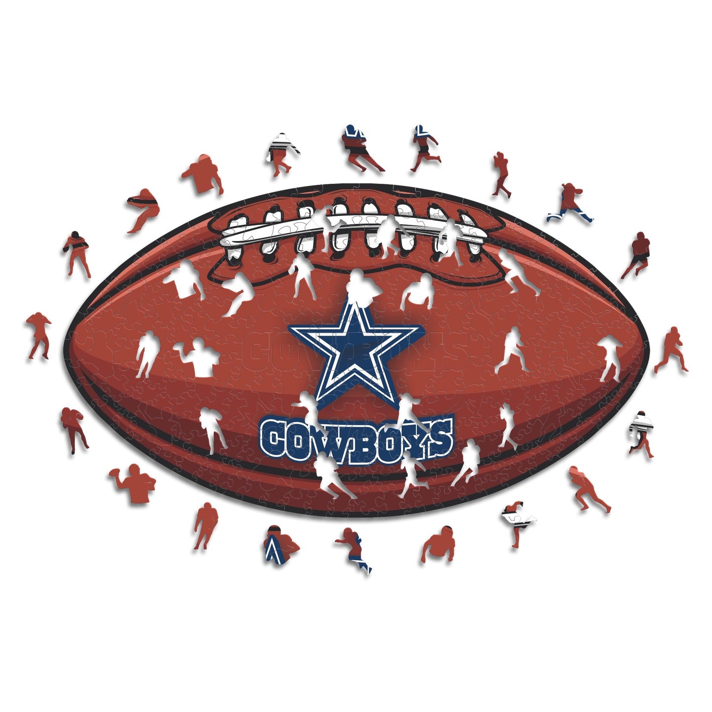 Dallas Cowboys - Official Wooden Puzzle