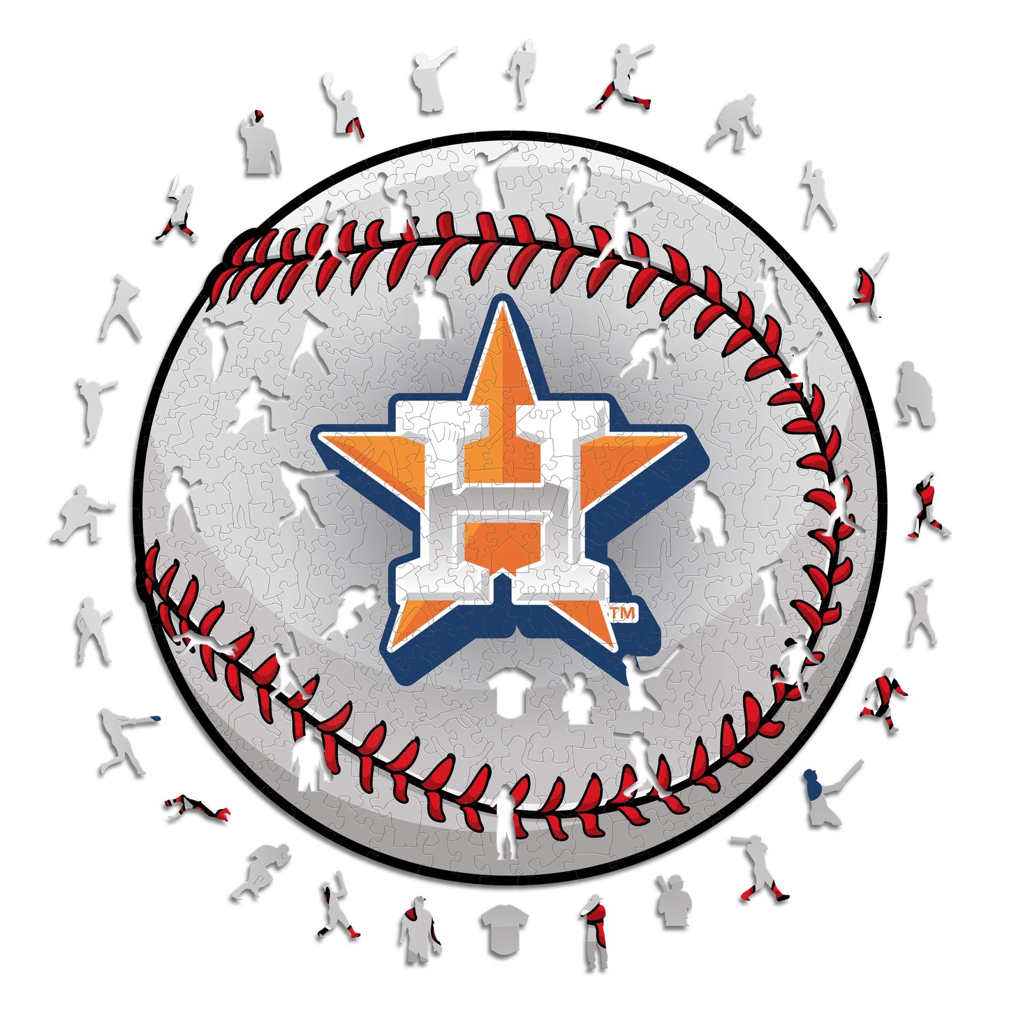 Houston Astros® - Puzzle di Legno Ufficiale