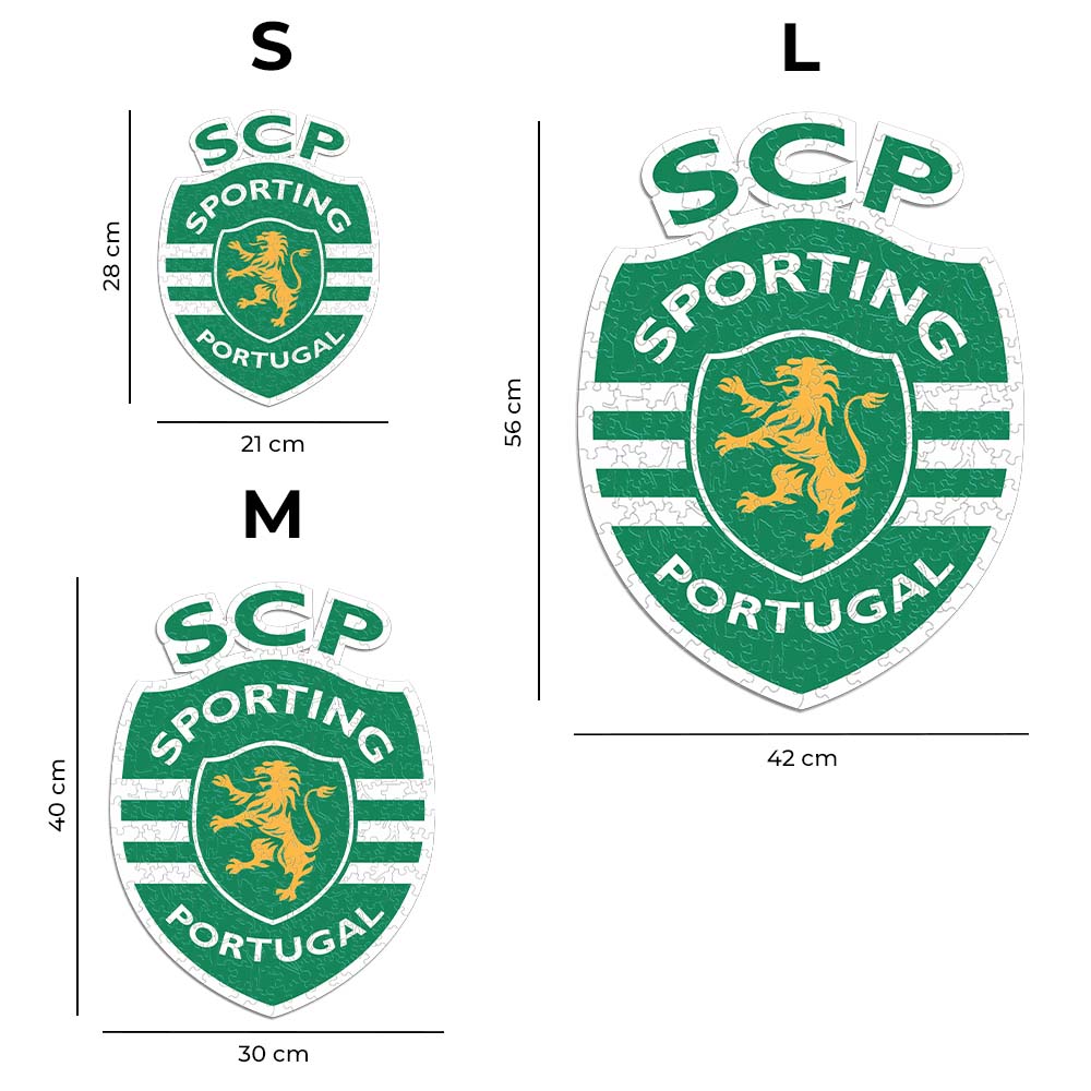 Logo Sporting CP® - Puzzle di Legno